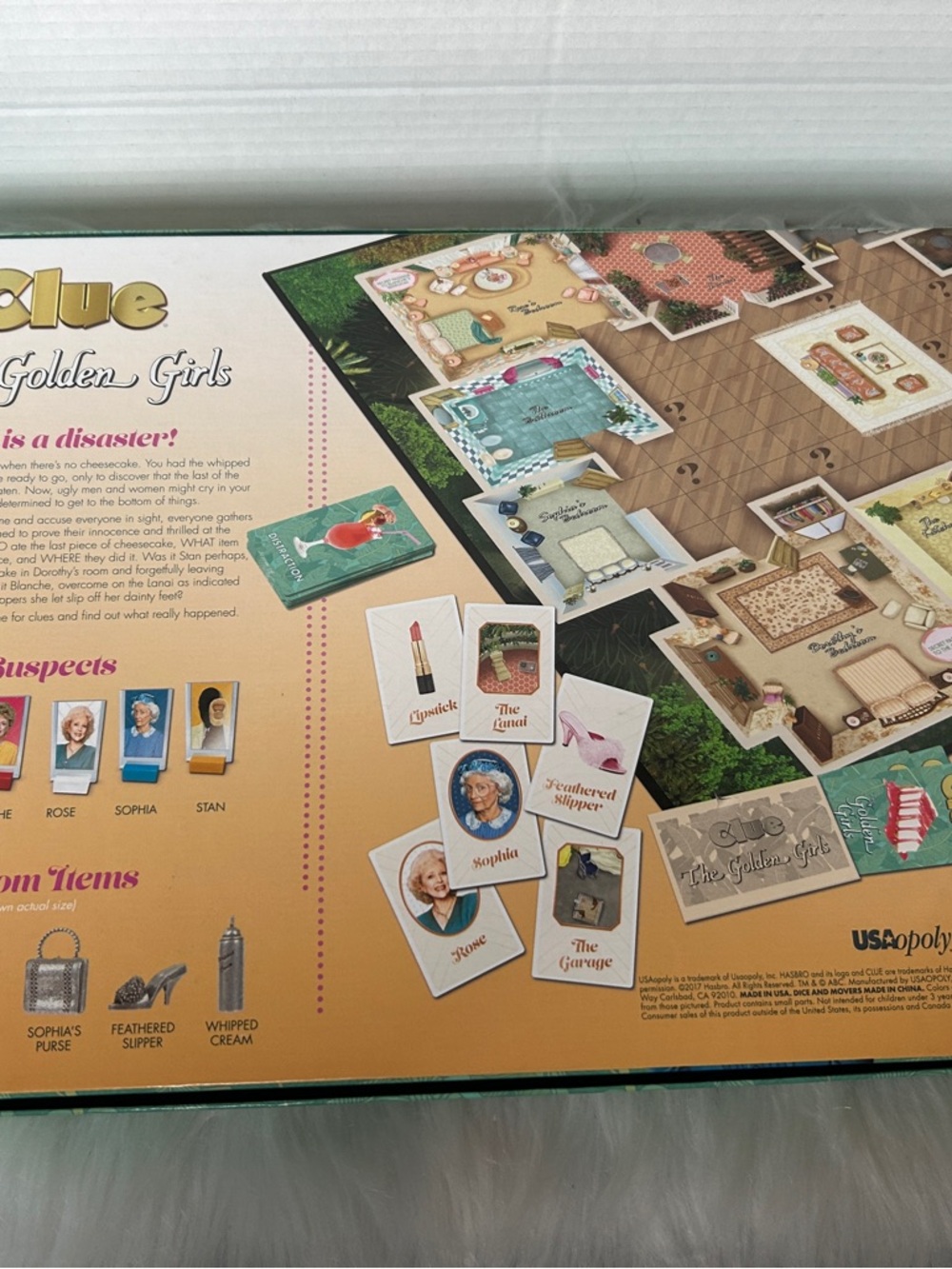 The Golden Girls Board Game Box Art - Pink & Light Blue - Picture 2 of 2